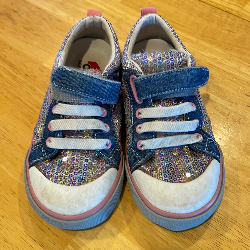 See Kai run sparkly shoes